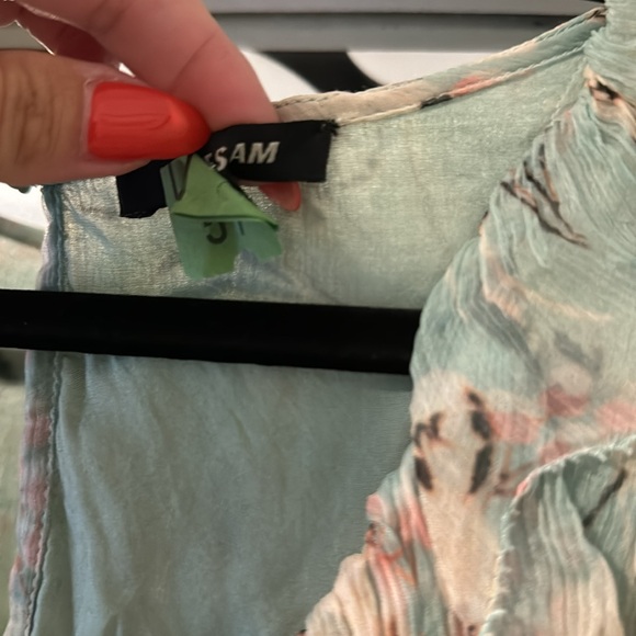 Love Sam boho sheer crop blouse - Picture 3 of 6